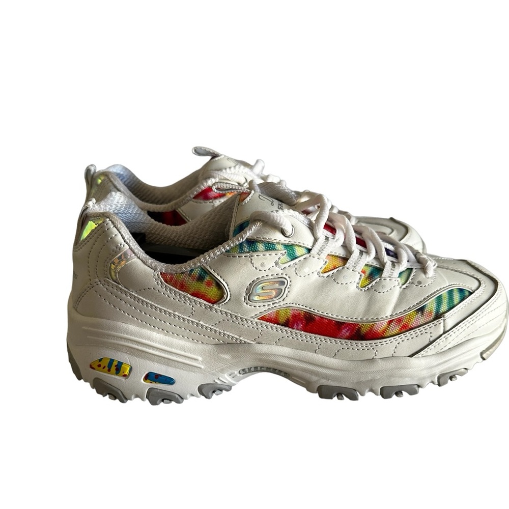 SKETCHERS D’LITES WOMANS AIR COOLED MEMORY FOAM SNEAKERS SZ 10